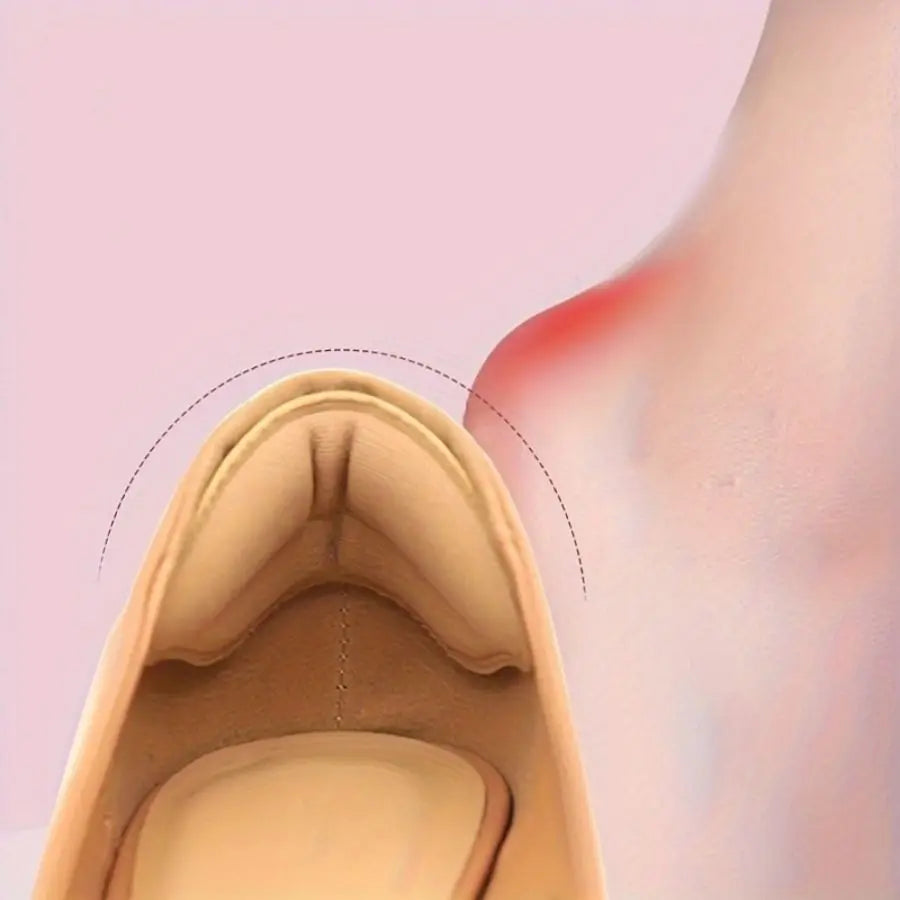 8-Pack Heel Pads for Too Big Shoes Self-Adhesive Heel Protectors Heel