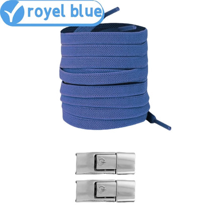8MM 2023 No Tie Shoe Laces Press Lock Shoelaces Without Ties Elastic