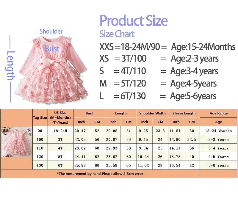 Color: Clear, Size: One Size, Height: 170 - Lilo Stitch Girl Baby Dresses Spring Autumn Child Long Sleeve Sweet Princess Dress Mesh Newborn Casual Dress Birthday Party 2-6Y