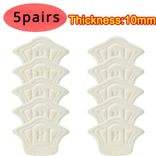 5 Pairs Shoe Pad Foot Heel Cushion Pads Sports Shoes Adjustable