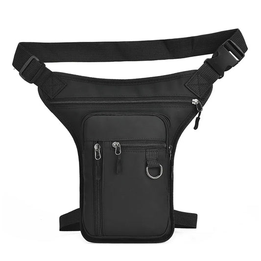Color: Blue - Men Drop Leg Bag Waist Bag Waterproof Men Fanny Pack Phone Purse Motorcycle Riding Shoulder Cross Body Thigh Hip Belt Waist Bags