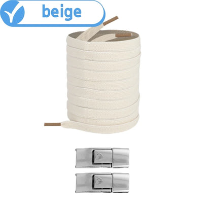 8MM 2023 No Tie Shoe Laces Press Lock Shoelaces Without Ties Elastic