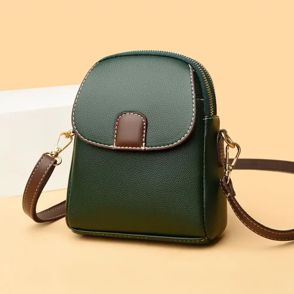 Color: Beige - Mini Square Bags Bag Versatile Crossbody Shoulder Bag Casual Trendy Leather Bag Cellphone Bag for Women Girl