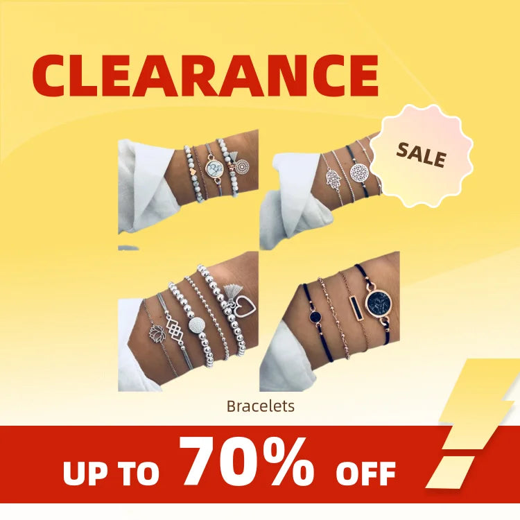 Clearance_Boho Geometric Bracelet & Bangle Sets For Women Vintage Star