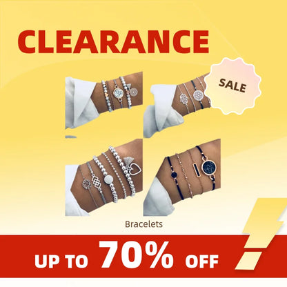 Clearance_Boho Geometric Bracelet & Bangle Sets For Women Vintage Star