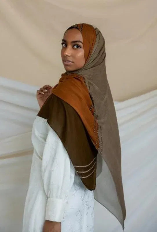 Color: Pink - 1Pcs Ramadan Hijab Leopard Print Women Bohemian Watercolor Soft Muslim Hijabs Floral Breathable Shawl Wrap Scarf Headscarf Warm