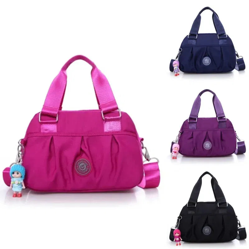 Color: MULTI - Crossbody Bags for Women Simple Canvas Square waterproof Bag Designer Luxury Women's Bag 2024 Fashion Female Handbags for Women