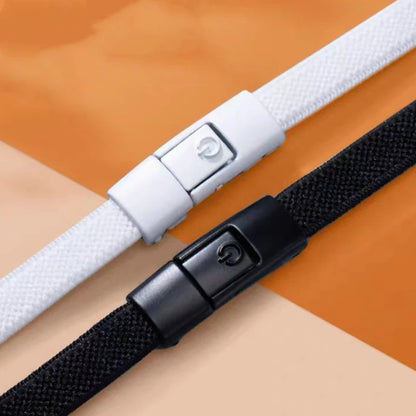 8MM 2023 No Tie Shoe Laces Press Lock Shoelaces Without Ties Elastic