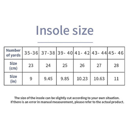 Sports Insole 4D Cloud Style Sweat Absorbing Breathable Thickened