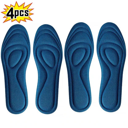4Pcs Memory Foam Orthopedic Insoles for Shoes Antibacterial