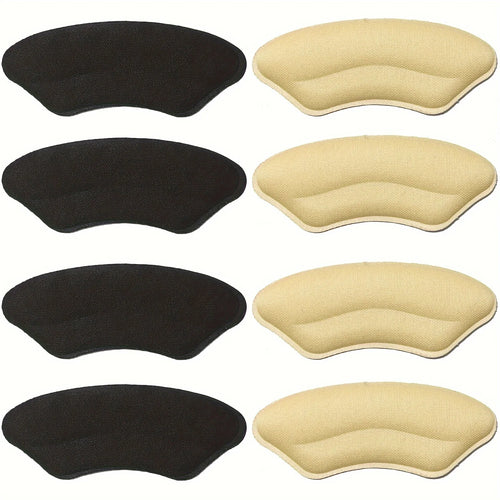 8-Pack Heel Pads for Too Big Shoes Self-Adhesive Heel Protectors Heel