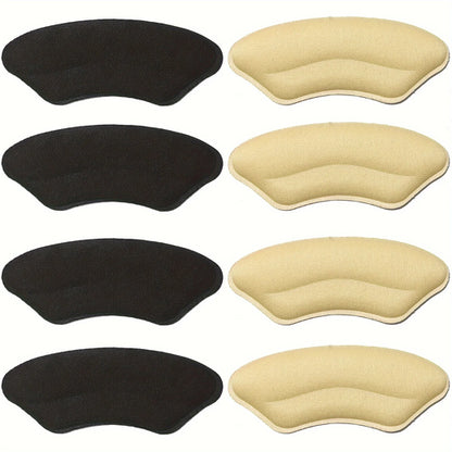 8-Pack Heel Pads for Too Big Shoes Self-Adhesive Heel Protectors Heel