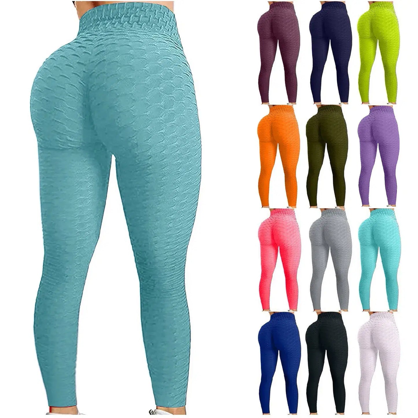 Color: Rose Red, Size: S - Women's Bubble Hip Lifting ExerciseYoga Pants Women  Fitness Running High Waist Gym Fitness Sports Flared Pant  Dance Trouers