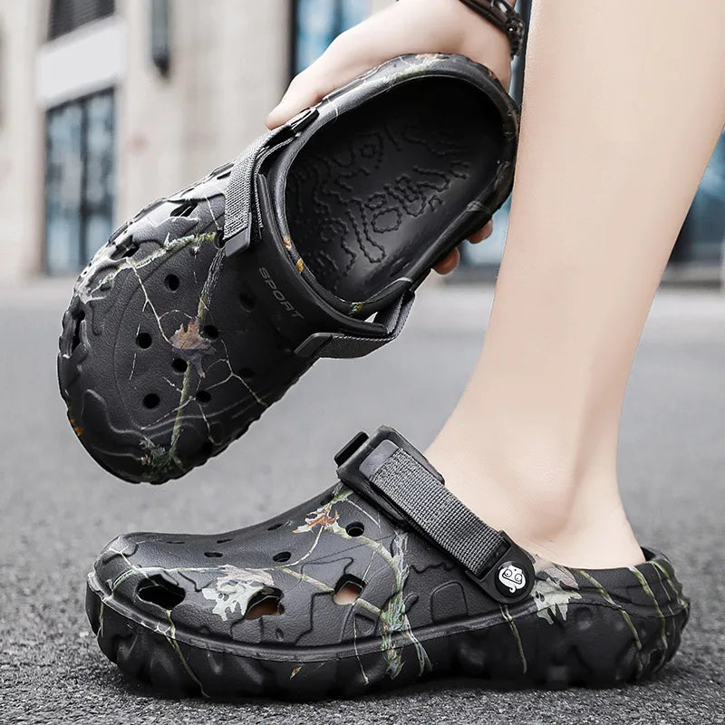 2024 Summer Men's Sandals New Home Garden Shoes Comfortable and