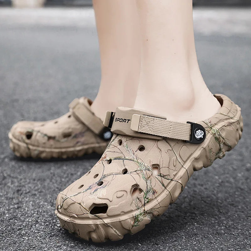 2024 Summer Men's Sandals New Home Garden Shoes Comfortable and