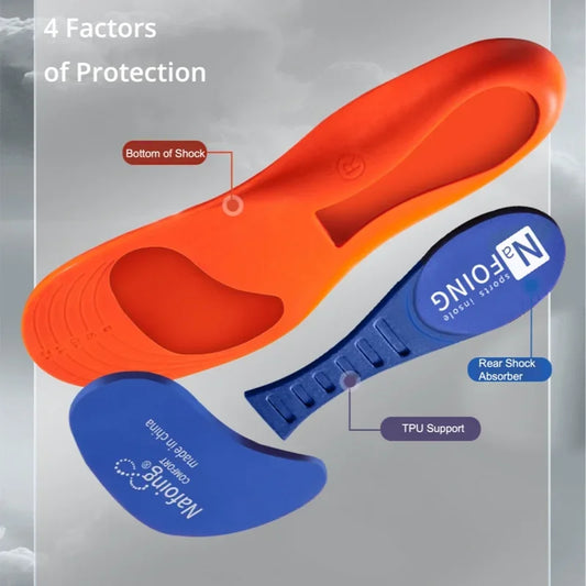 Plantillas ortopédicas deportivas elásticas para suelas de zapatos con tecnología unisex 