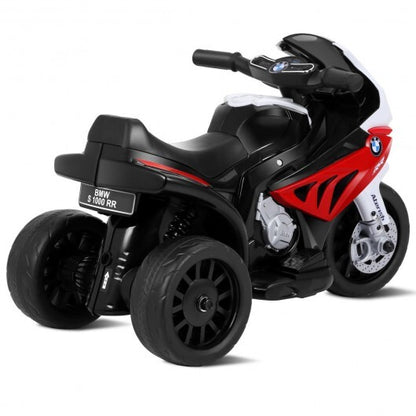 6V Kids 3 Wheels Riding BMW Licensed Electric Motorcycle-Red - Color: Red