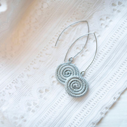 Pendientes tejidos Ziga