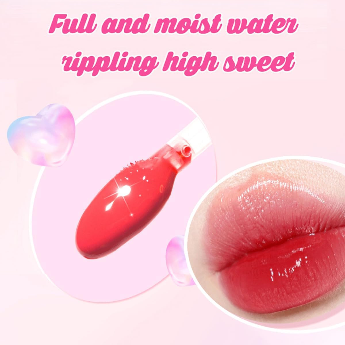 6 Color Lip Oil, Big Brush Head Hydrating Lip Glow Oil, Shiny Transparent Tinted Plumping Lip Oil, Nourishing & Non-Sticky Long Lasting Fresh Clear Smooth Lip Care- Set A