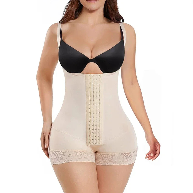 High Compression Body Shapewear Women Fajas Colombianas Corrective Girdle Tummy Control Post Liposuction BBL Slimming 7206