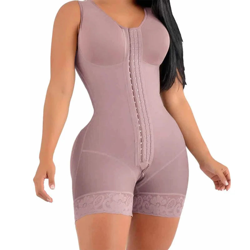 Fajas Colombianas Post Surgery Shapewear Compression Slimming Girdle Woman Flat Stomach Lace Shaper Shorts Bodyshaper