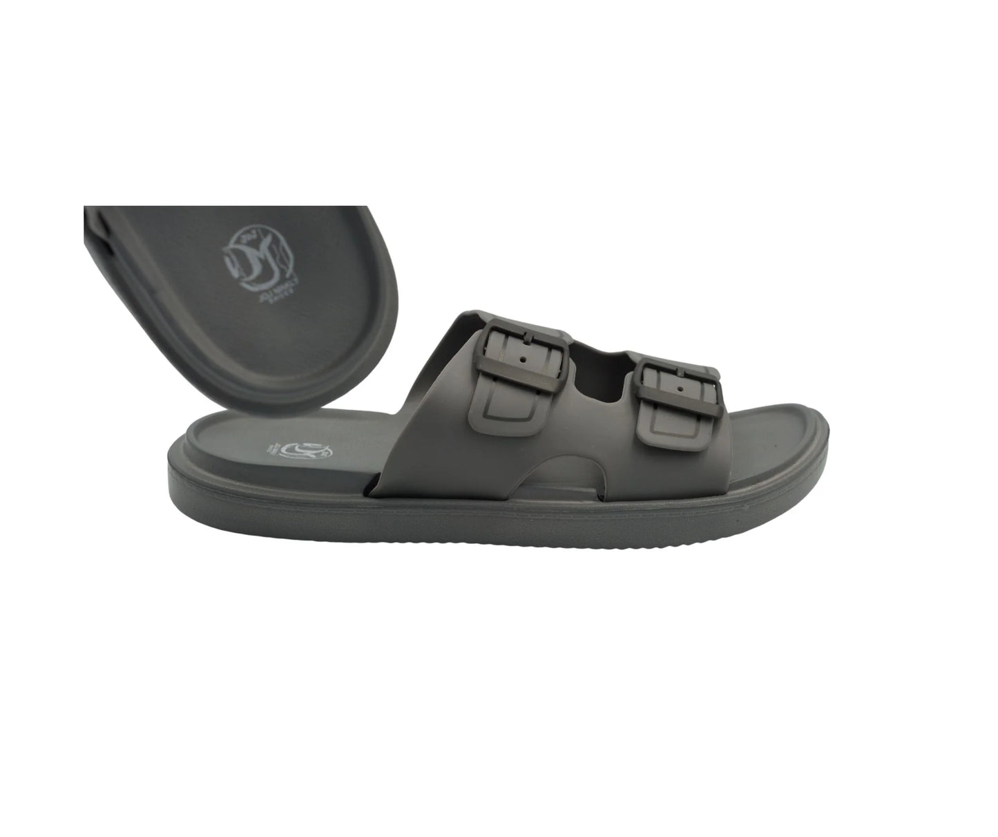 TX103 Footbed Slippers for Men – Comfortable Slip-On House Slides with Arch Support | Soft Cushioned Sandals for Indoor & Outdoor Use | Lightweight, Anti-Slip & Breathable