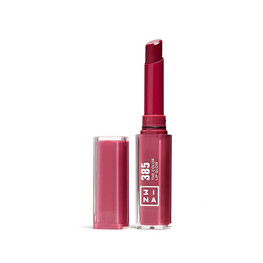 the Color Lip Glow - Highly Pigmented Lipstick for Women with Shea Butter - Lip Gloss and Lip Balm Effect - 385 Wild Berry Pink - 0.05 Oz